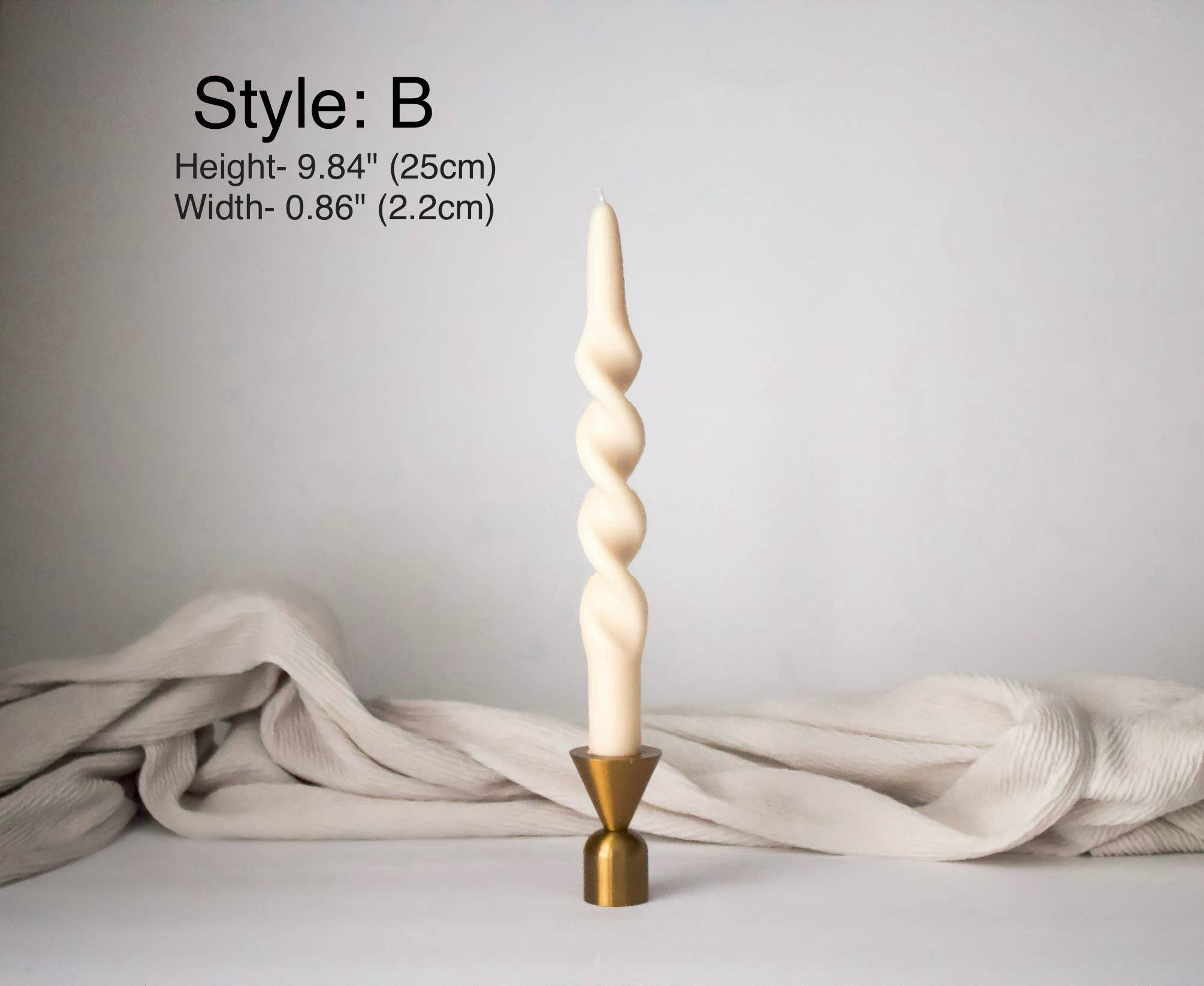 MarneyAsh - Wholesale Tapered Candle/Candlestick - Spiral Taper Candlesticks, Modern Soy Beeswax Taper Candles3
