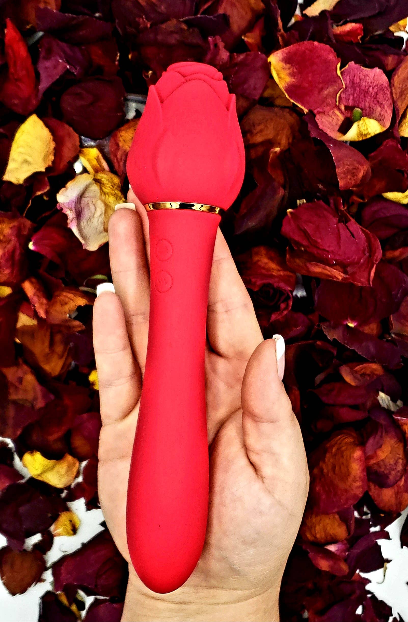 It's the BOMB® - Wholesale Sex Toy - 12 Rose Vibrator 'SUCKLE ROSE® Sucking Bud, Vibrating Stem6