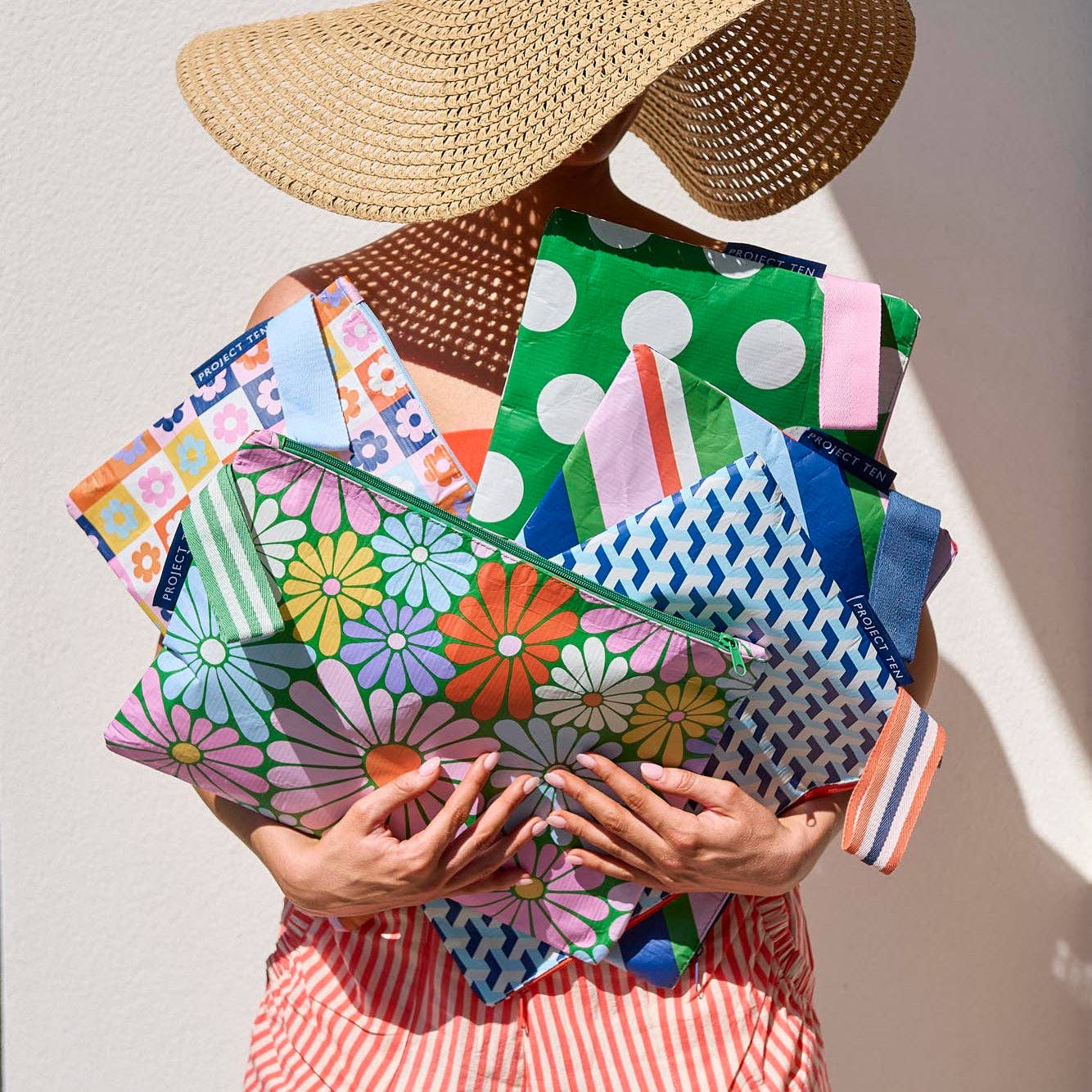 Project Ten Pty Ltd - Wholesale Pouch - Unisex - Large Zip Pouch – Maze1