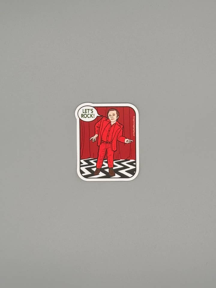 Autocolante de Vinil - Twin Peaks - Homem de Outro Lugar por atacado de The Red Swan Shop