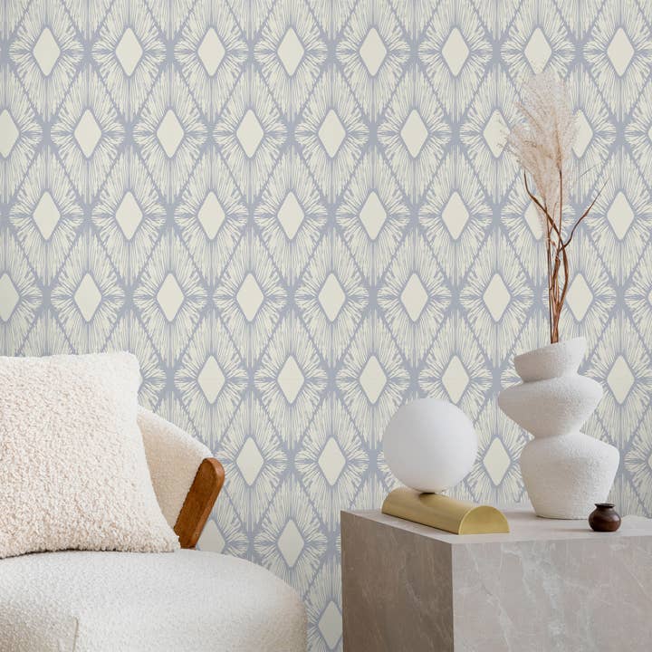 Carta da parati geometrica adesiva a toni brillanti - 48 cm L x 300 cm per la vendita all'ingrosso da parte di SimurgWallArts