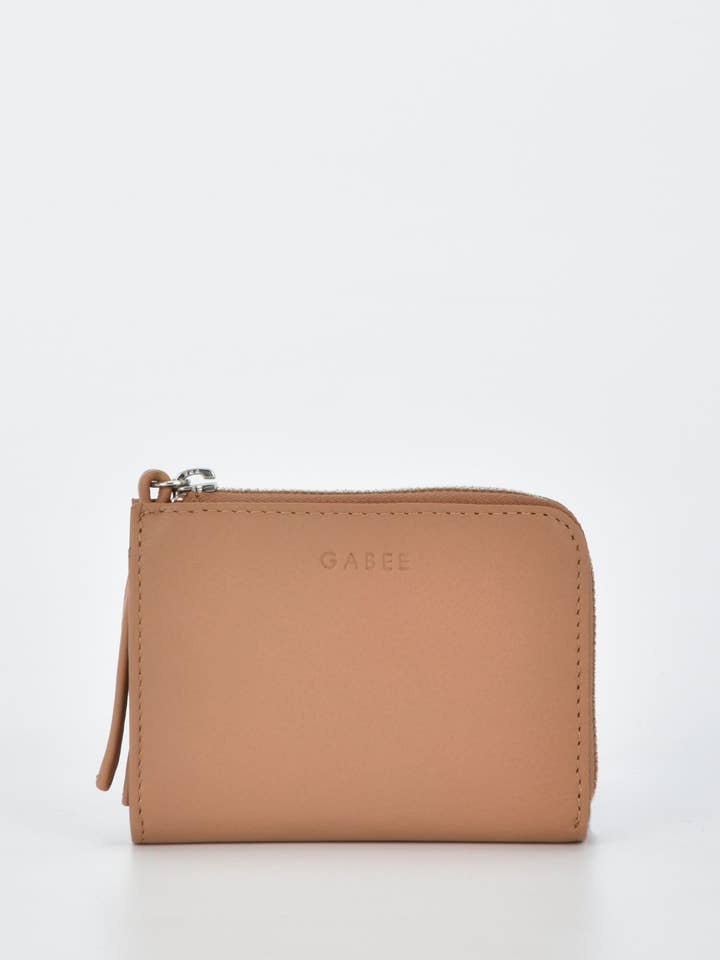 Emmi RFID Safe Leather Small Zip Around Wallet for wholesale by GABEE PRODUCTS