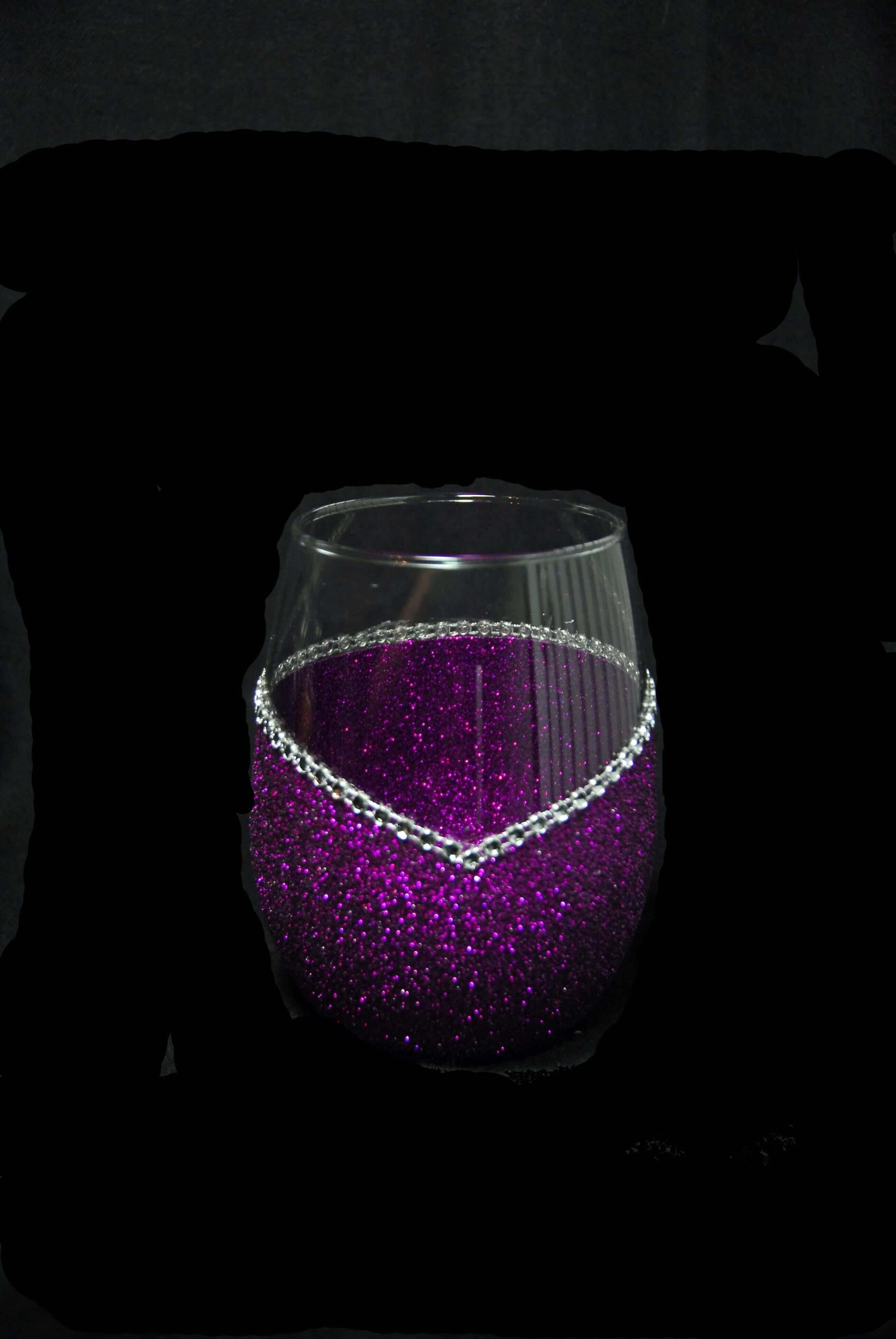 WineyBitches.Co - Wholesale Wine Glass - Classy With a Bitchy Side – Bling Glitter Glass Wine Glasses (Just Sayin’ Collection)20