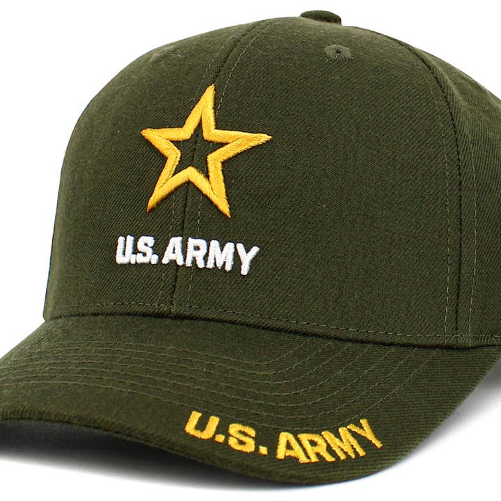KBETHOS - Wholesale Baseball Cap - Men's - US ARMY Constructed Baseball Cap Velcro Closure