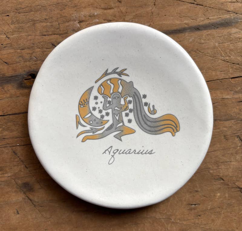 August Ceramics - Wholesale Jewelry Dish - 3.5" Ceramic Zodiac Sign assortment with Tabletop Display 5