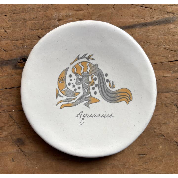 August Ceramics - Wholesale Jewelry Dish - 3.5" Ceramic Zodiac Sign assortment with Tabletop Display 5