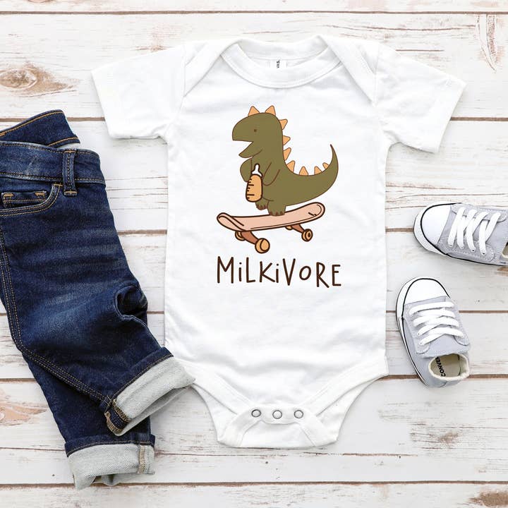 Milkivore Baby Bodysuit for wholesale by Itsy Bitsy Bella Co