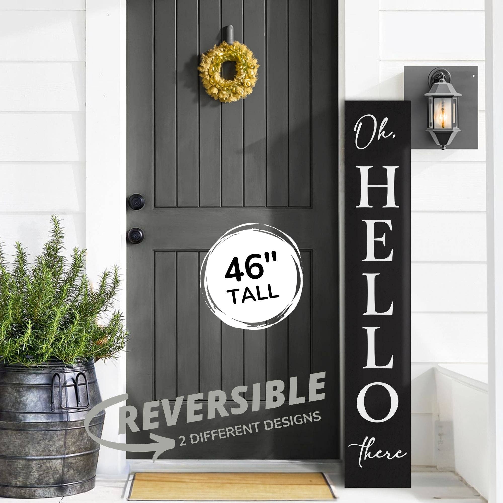 9th Letter Press - Wholesale Outdoor Sign - Hello There Porch Leaner Welcome Sign0