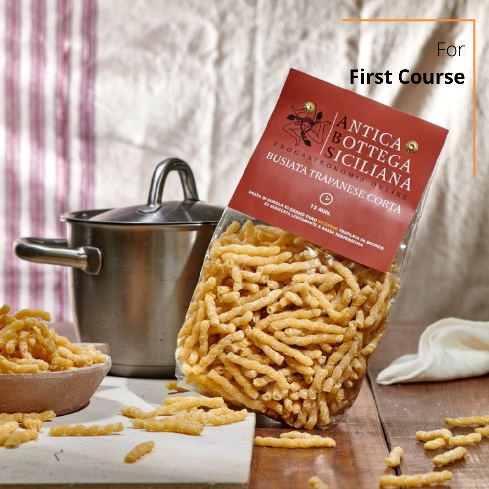 Antica Bottega Siciliana - Wholesale Pasta - Short durum wheat pasta - Busiata Trapanese 500g4