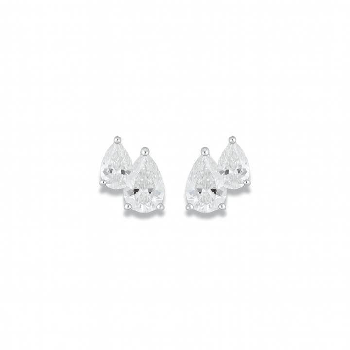 Harmony Mini Pear Studs for wholesale by Sahira Jewelry Design
