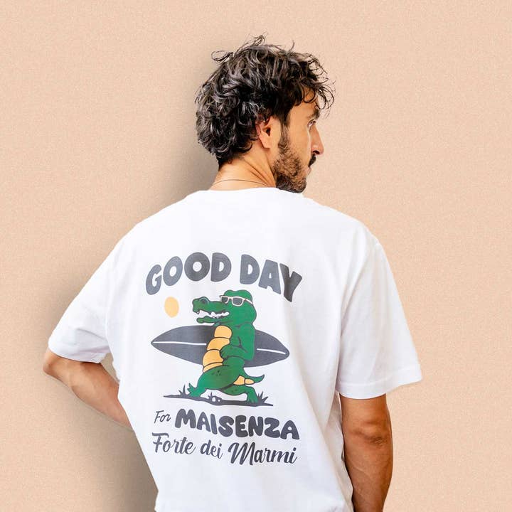 Unisex Printed T-shirt - Good Day for wholesale by #MAISENZA