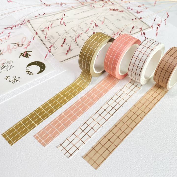 Lettoon - Wholesale Washi Tape - Washi Tape - Gridtastic
