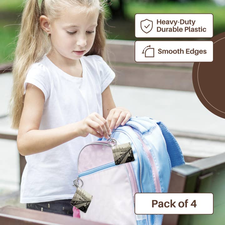 3dRose - Wholesale Keychain - Unisex - 3dRose, Manhattan from Brooklyn Bridge New York City Vintage Early 1900s, Key Chain3