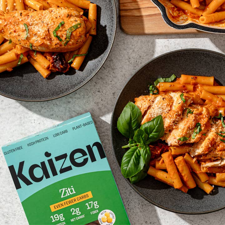 Kaizen Food Company - Wholesale Pasta - Ziti 6g Net Carb High Protein Pasta - Low Carb, Keto4
