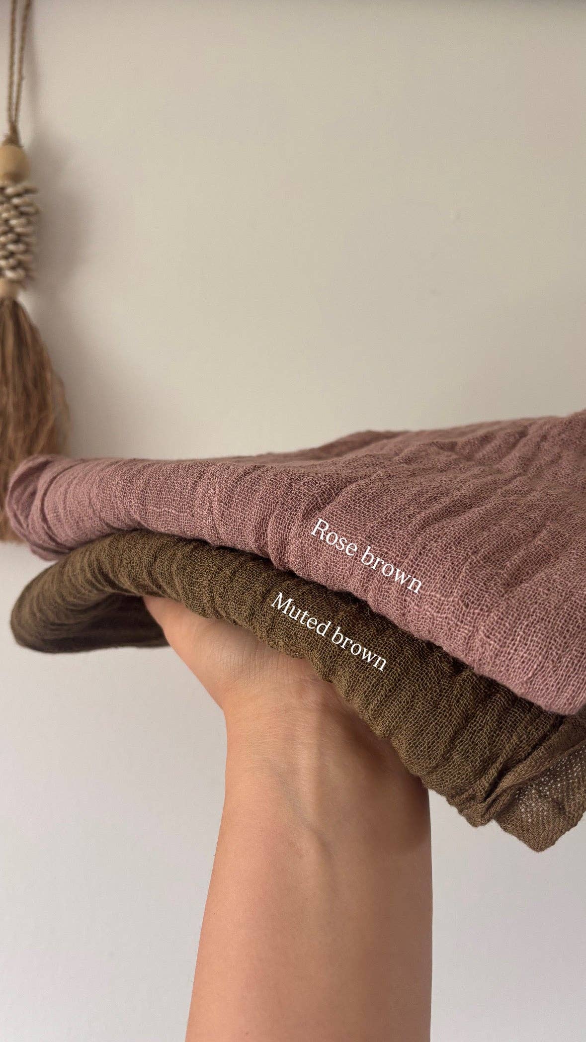 kharibu – wholesale Halsduk - Dam – Naturliga bomullssjalar3