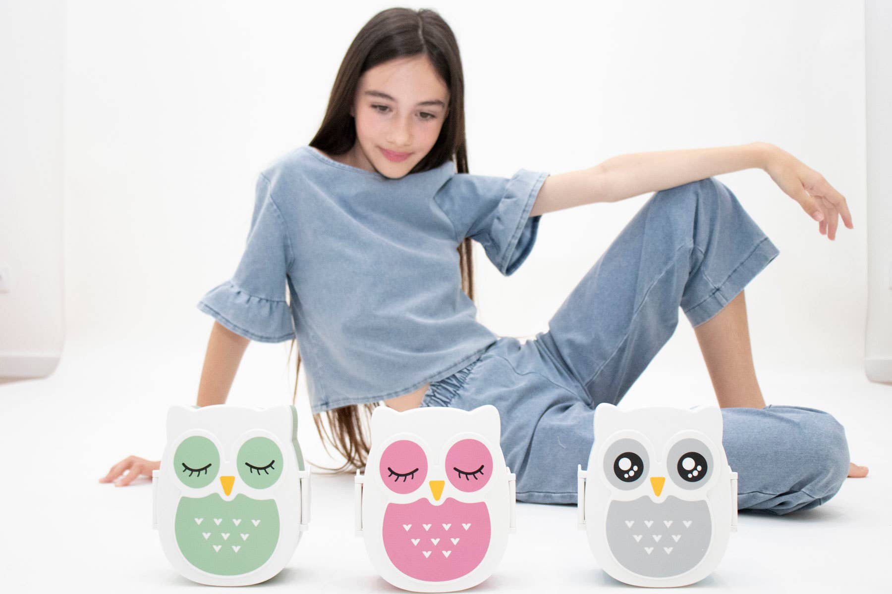 Menthe Boite à goûter - Chouette Menthe - sans BPA  en vente sur Faire9