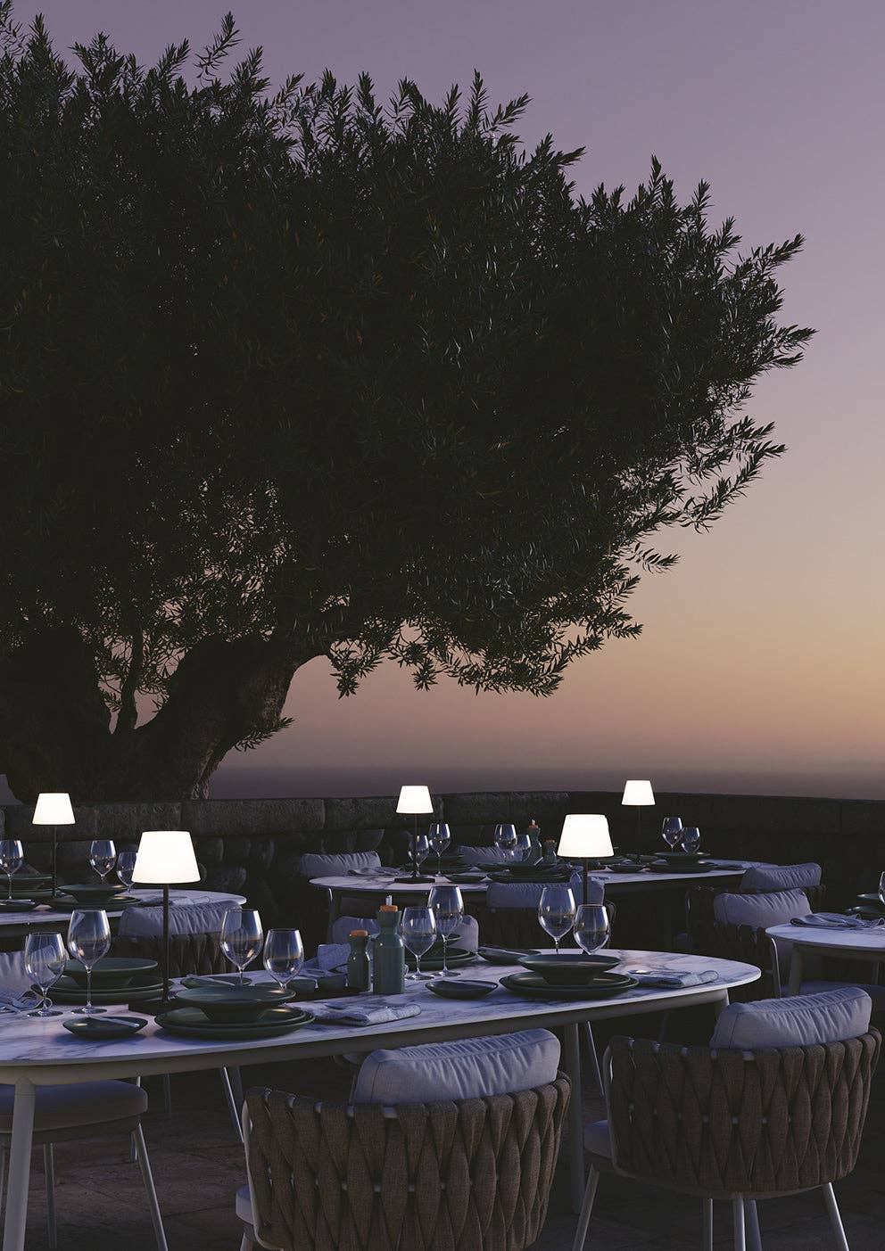 Gruppo F.T - Wholesale Accent/Desk Lamp - Battery Operated Jammin LED Table Lamp in Embossed Metal, Dimmable Warm Light2