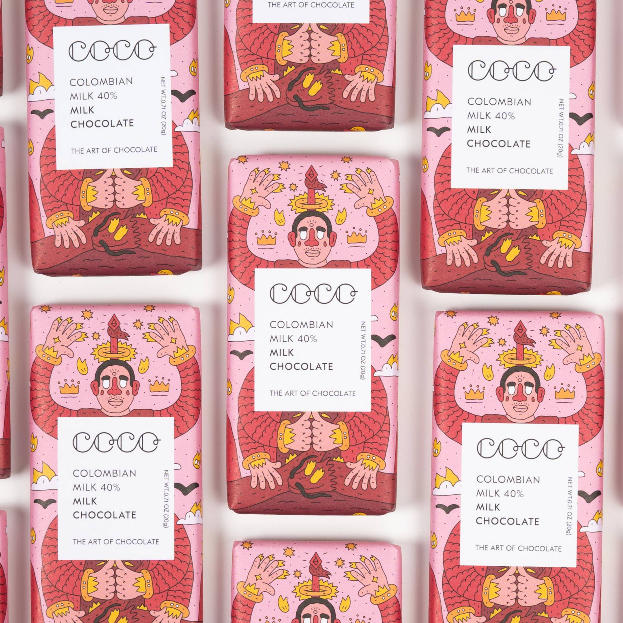 COCO Chocolatier [No duties when shipping to US!] - Wholesale Chocolate bar - Colombian Milk Mini Chocolate Bar (Pack of 24)2
