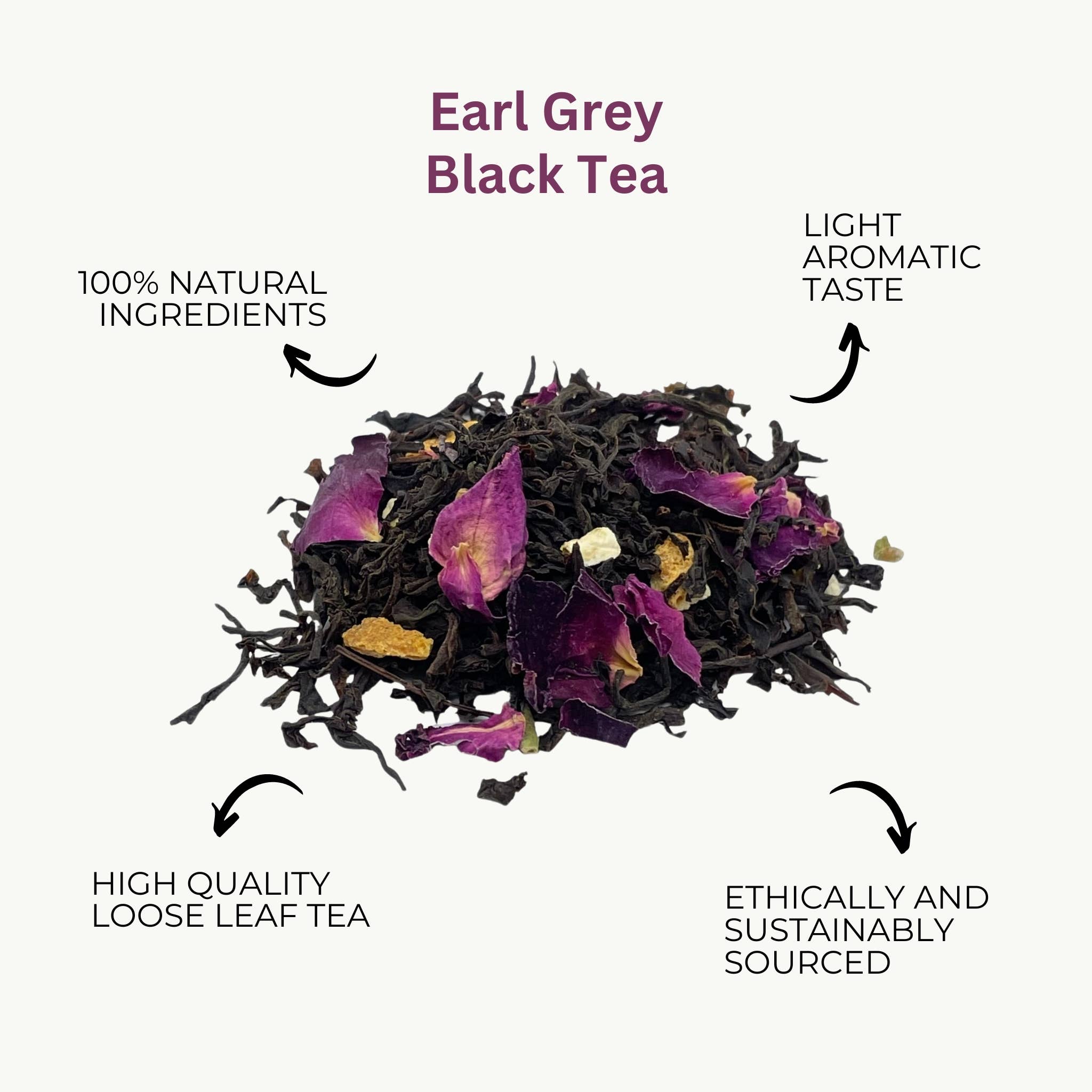 Camellios - Wholesale Loose Tea - Earl Grey Tea - Black Loose Leaf Tea - 100g1