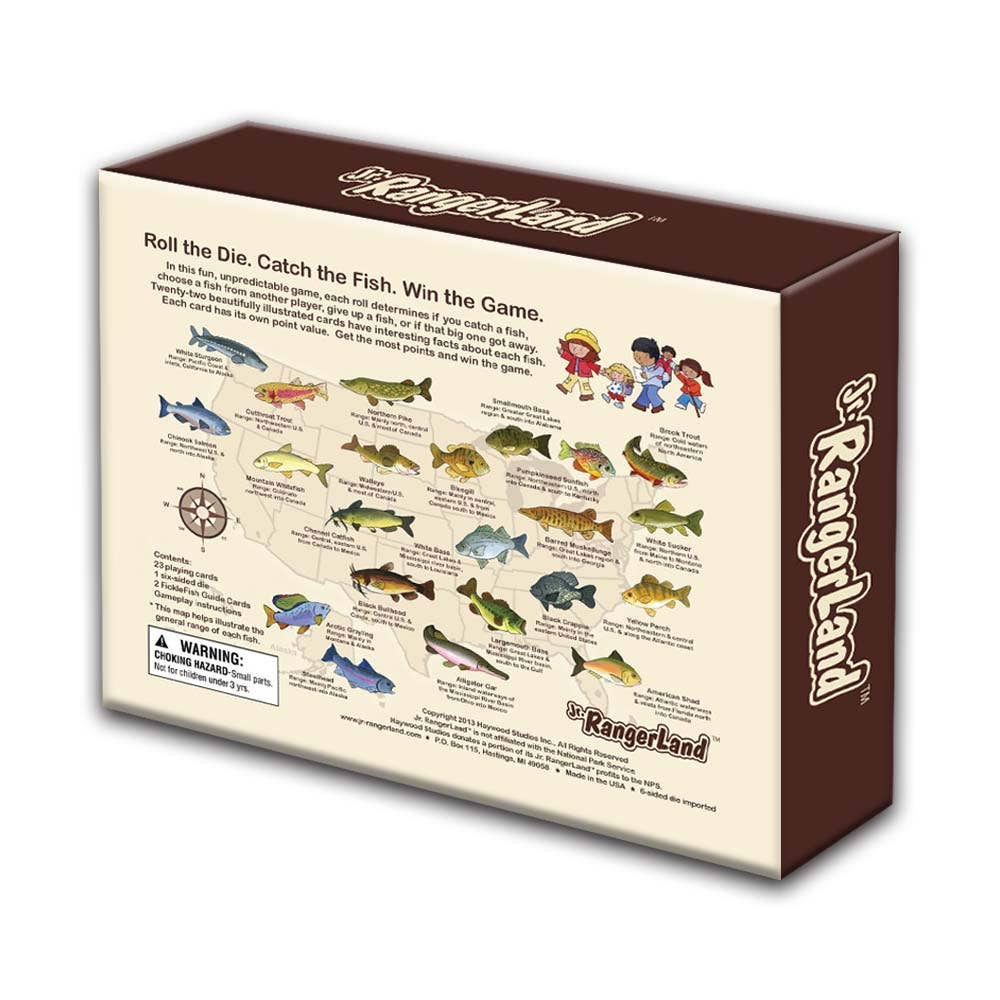Jr. RangerLand - Wholesale Card Game - Jr. Rangerland Fickle Fish Card and Dice Game2