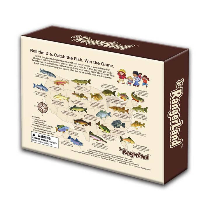 Jr. RangerLand - Wholesale Card Game - Jr. Rangerland Fickle Fish Card and Dice Game2