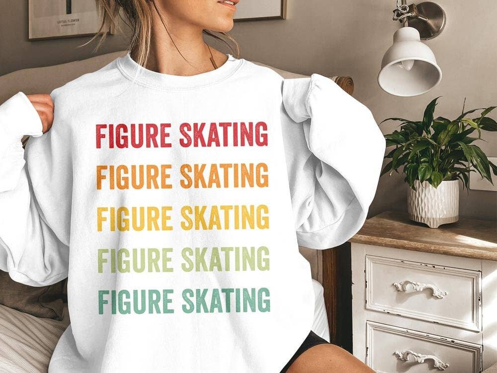 PositiveParty - Wholesale Screen Printed T-Shirt - Women's - Lgbtq Pride Figure Skating Shirt & Gift Design2