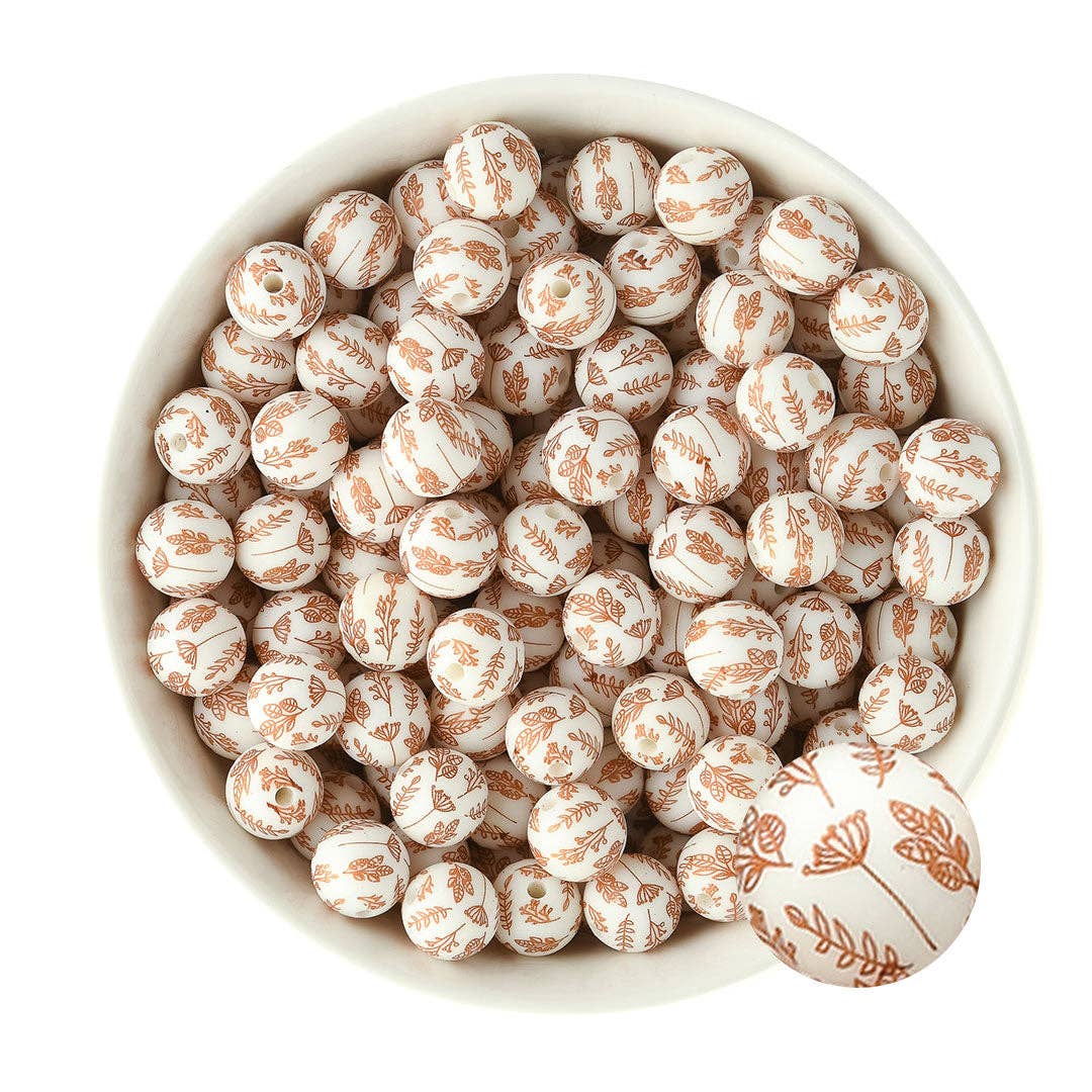 Cara & Co Silicone Craft Supply - Wholesale Craft Supplies - Standard Silicone Print Beads30