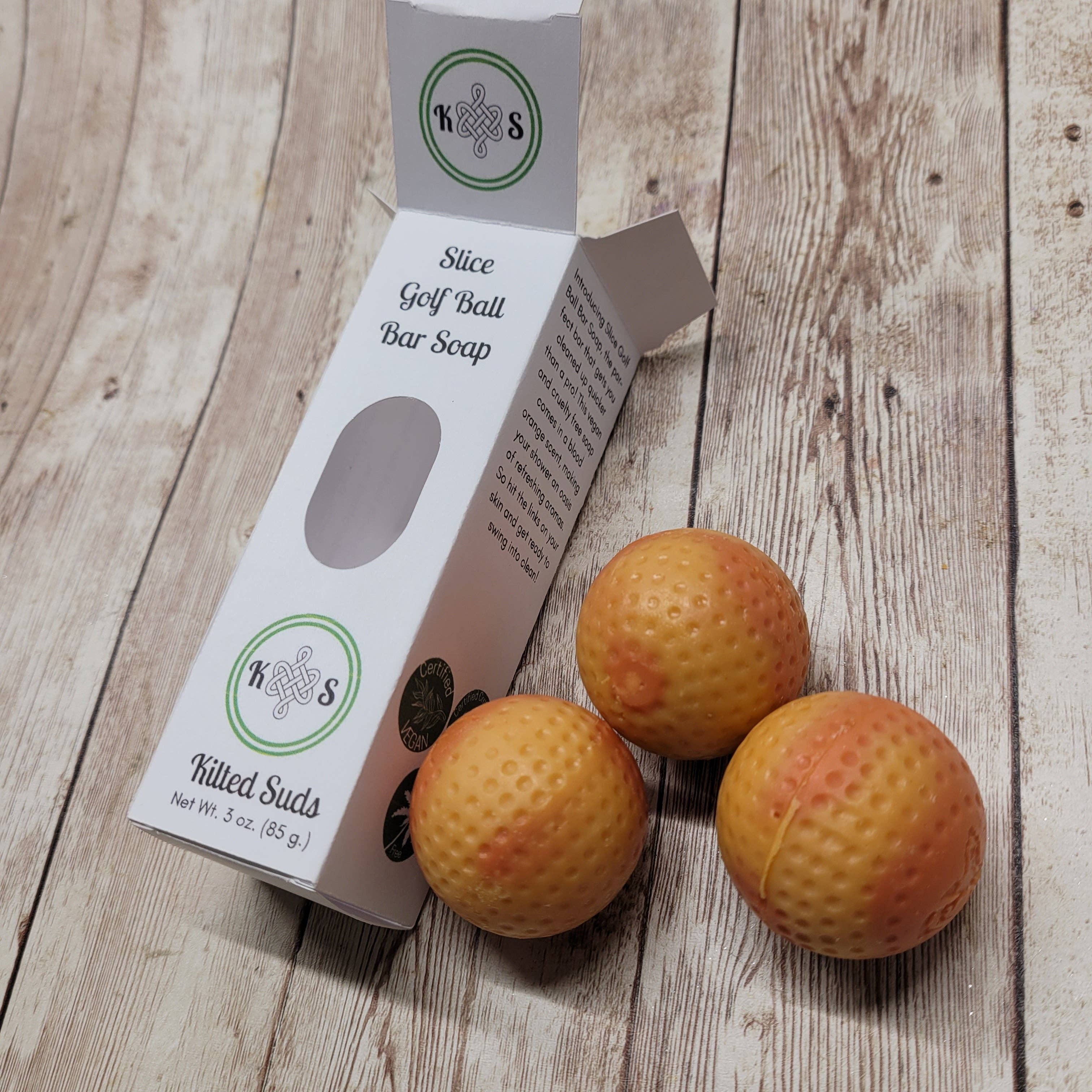 Kilted Suds - Wholesale Bar Soap - Slice Golf Ball Bar Soap3