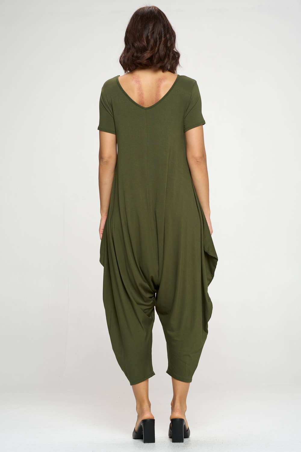 Allium - Wholesale Jumpsuit - Women's - Solid Harem Jumpsuit3