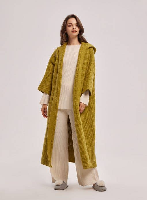 NAP – Cardigan - Mulher por atacado – Cardigã de ponto com capuz com palangre2