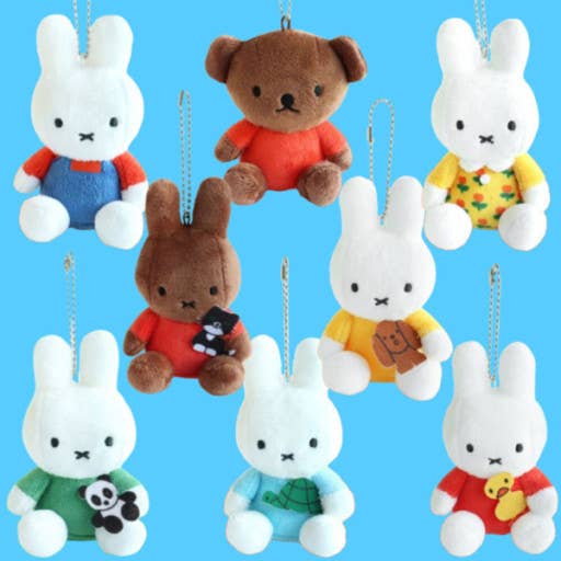 K-Wonderland - Wholesale Keychain - Women's - Limited Miffy Plush with lovely animal  Keychain Bag Charm7