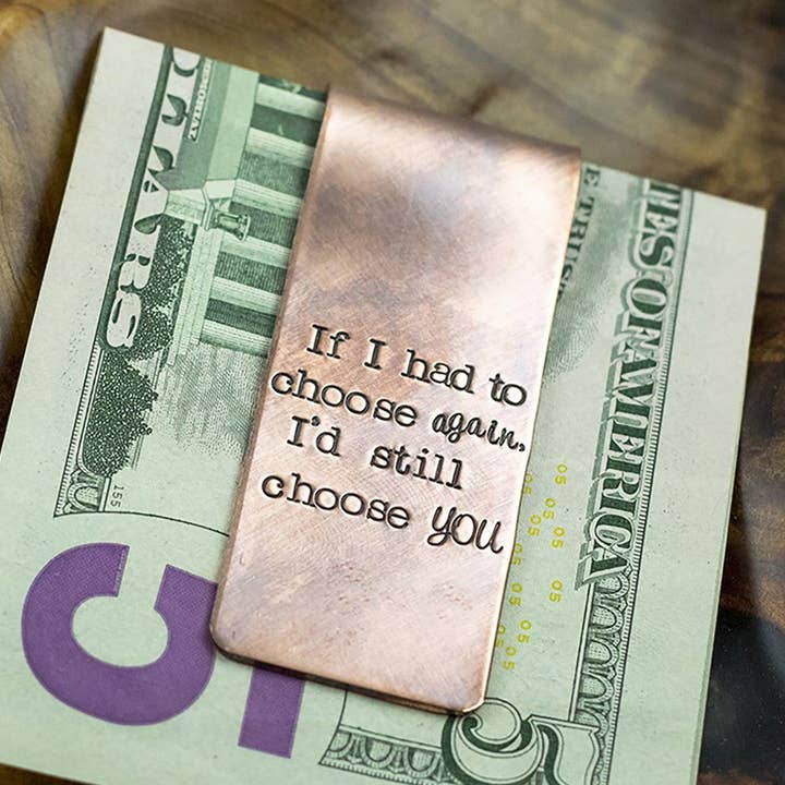 Jeg ville stadig vælge dig pengeklip for engroshandel hos Woobie Beans Jewelry, Gifts & Apparel