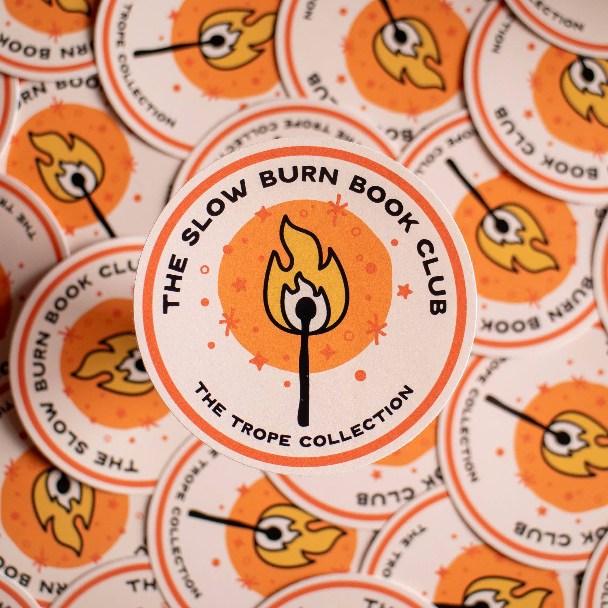 Finest Imaginary - Wholesale Sticker - The Slow Burn Book Club Vinyl Sticker0