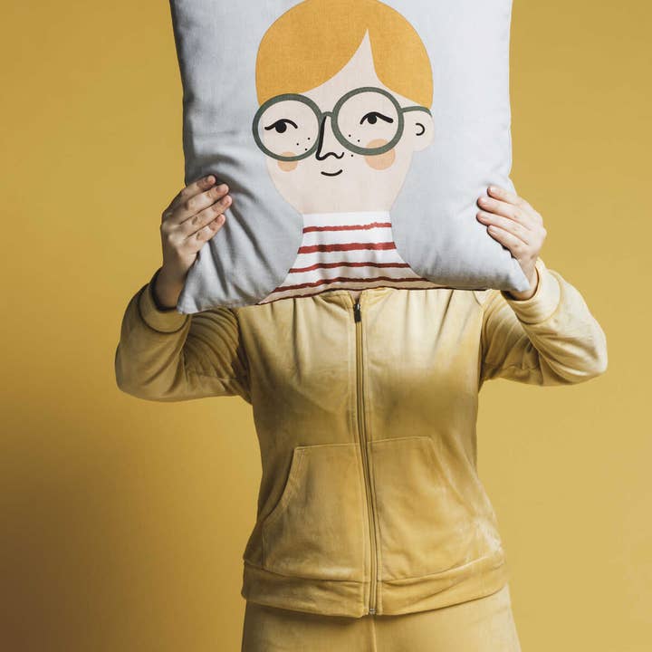 Spira of Sweden - Wholesale Throw Pillow Cover - KOMPISKUDDE PIM, Cushion Cover 50x50cm