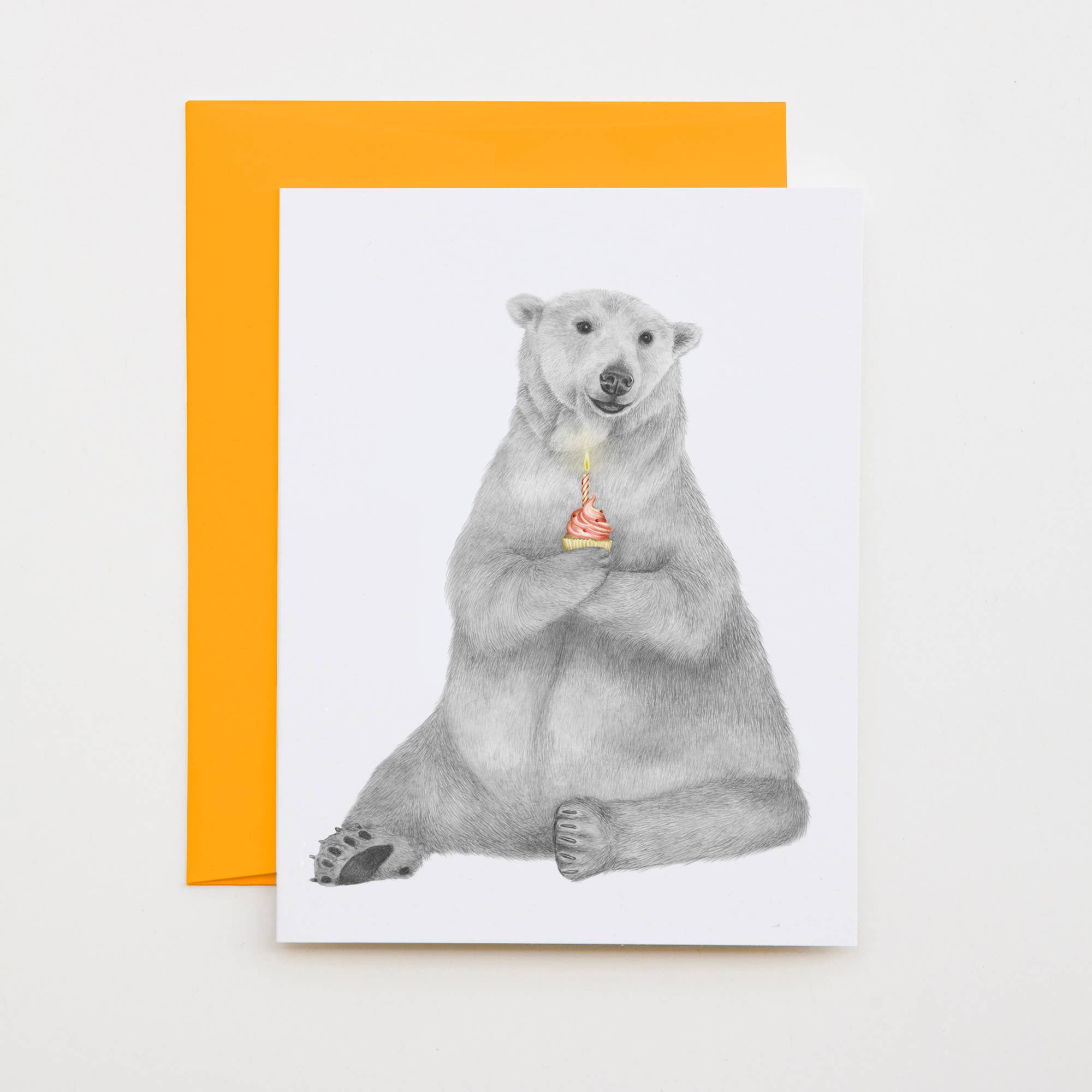 Central & Gus - Wholesale Everyday Greeting Card - Hudson Churchill Polar Bear Note Card