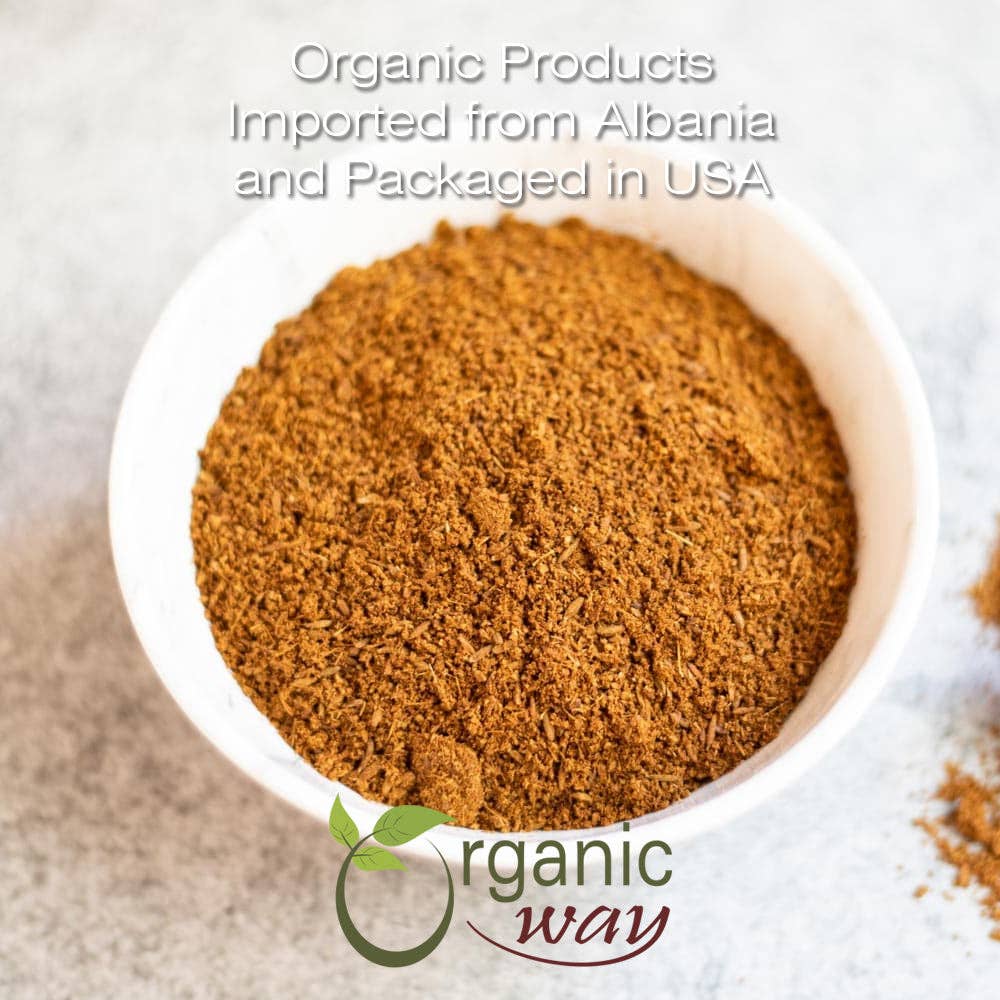 Organic Way LLC - Wholesale Dried Spice - Premium Cumin/Jeera Seeds Powder (Cuminum cyminum) - Adds Flavour & Aroma | Kosher Certified | Raw, Vegan, Non GMO & Gluten Free | USDA Certified | Origin - India1