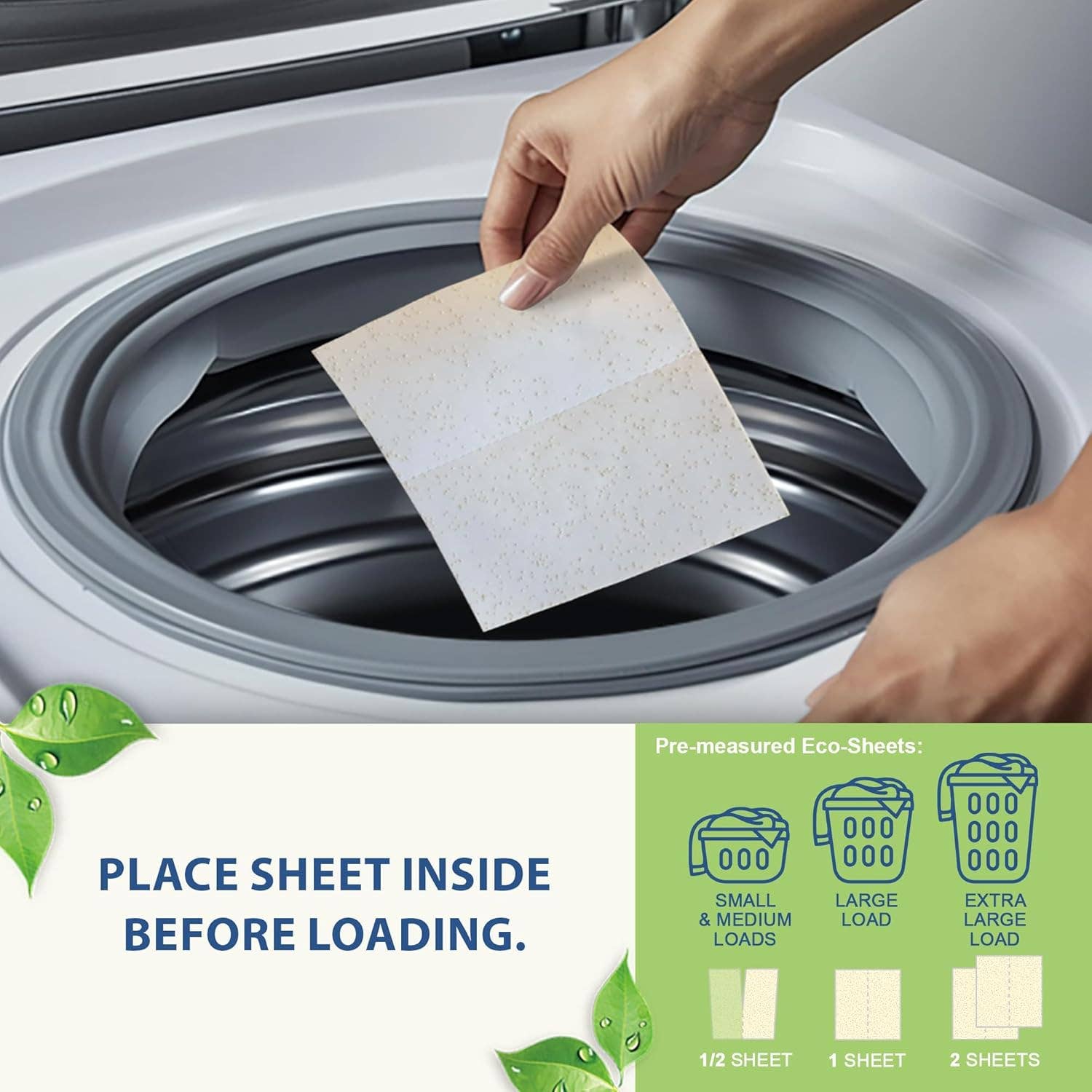 Morning Rain - Wholesale Laundry Detergent Powder/Pods - Eco Bio-Enzyme Garden Scent Laundry Detergent Sheets 60loads6