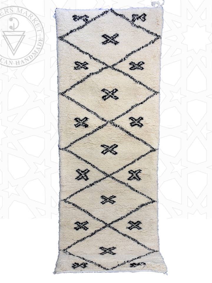 Tapis marocain Beni Ourain pour la vente par Berbers Market