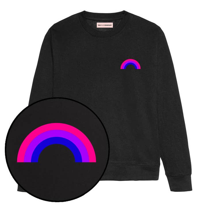Bisexual Pride Rainbow Sweatshirt for wholesale by The Spark Company