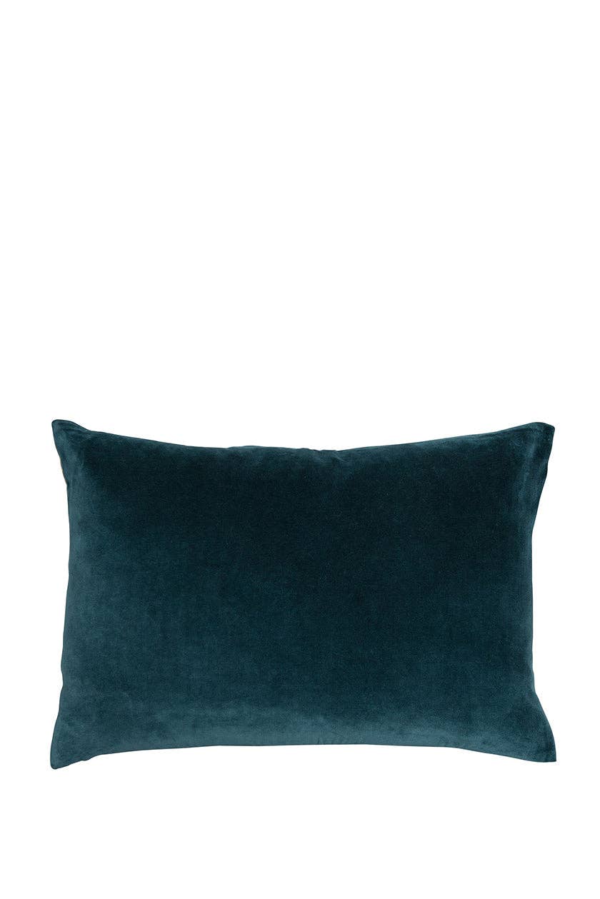 Niki Jones - Vente Coussin lombaire - Housse de coussin rectangulaire en lin velours1