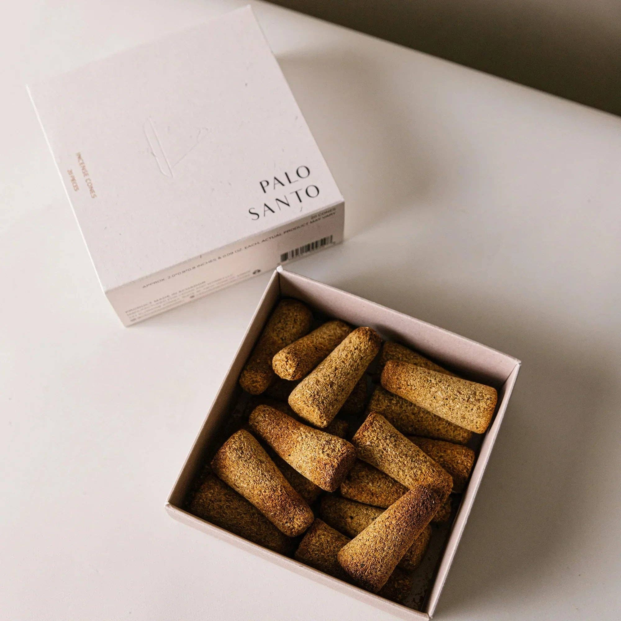 Cedar and Myrrh - Wholesale Incense - Palo Santo Incense Cones - Handmade in Ecuador (20 pcs)1