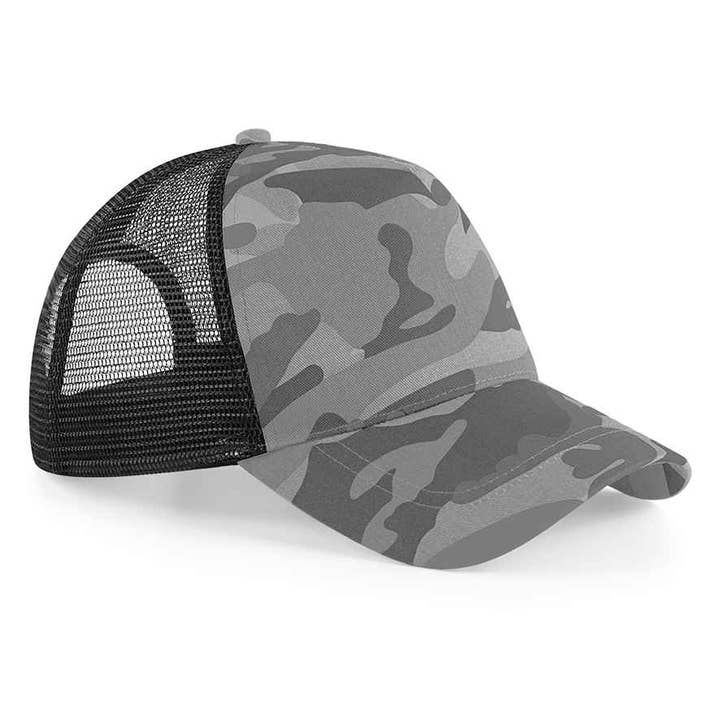 Pierre Francis - Wholesale Trucker Hat - Women's - Beechfield - Camo Snapback Trucker Cap
