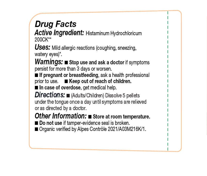 Ollois - Wholesale Oral Supplement/Vitamin - Olloïs Histaminum Hydrochloricum 200CK Vegan Organic, 80 Pel2