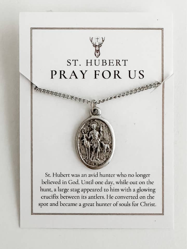 St. Hubert Medal for wholesale by Lily & Lamb