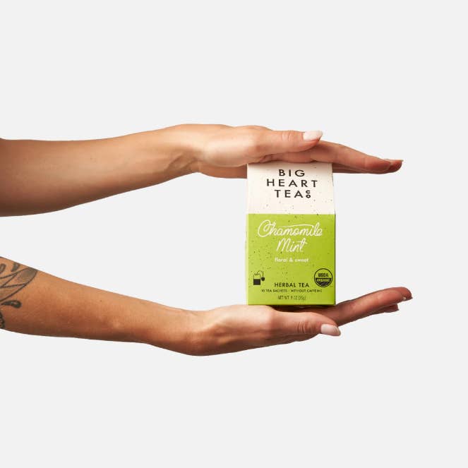 Big Heart Tea Co. - Wholesale Tea Bags - Chamomile Mint 10 ct Tea Bags
