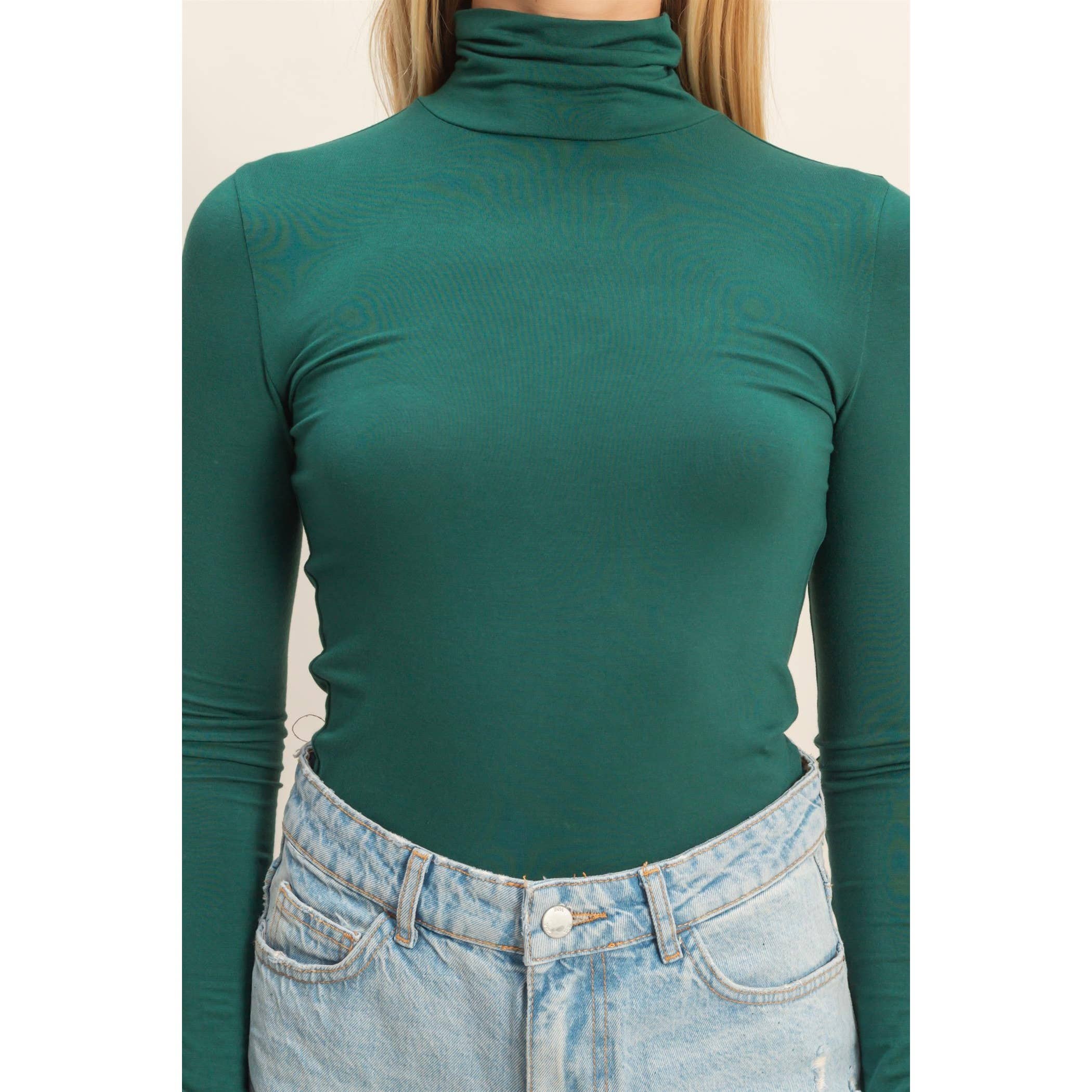 HYFVE - Wholesale Shirt - Women's - Turtleneck Long Sleeve Fitted Top34