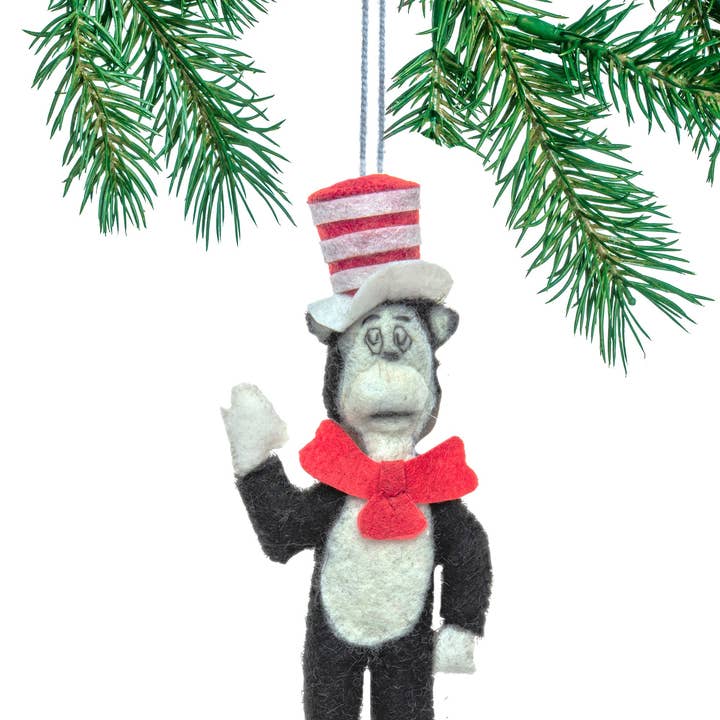 Silk Road Bazaar - Wholesale Ornament - Cat in the Hat Ornament