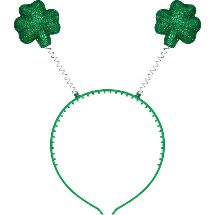 Bulk Party Decor - Wholesale Party Hat/Crown - St. Patrick's Day Plastic Headbands w/ Glitter, 1/Pkg