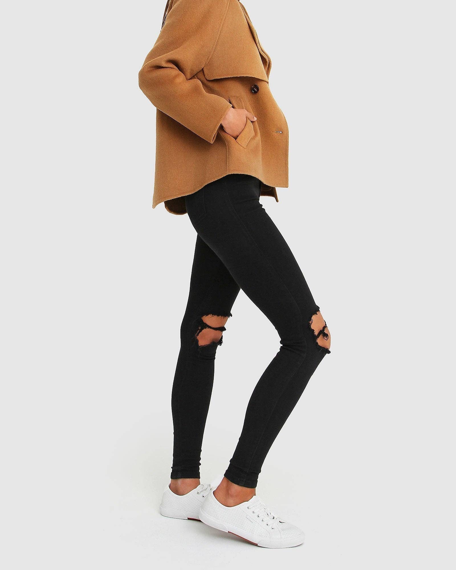 belle & bloom - Wholesale Peacoat - Women's - I'm Yours Wool Blend Peacoat4