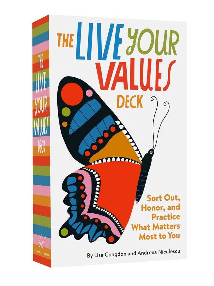 The Live Your Values Deck for wholesale by Chronicle Books